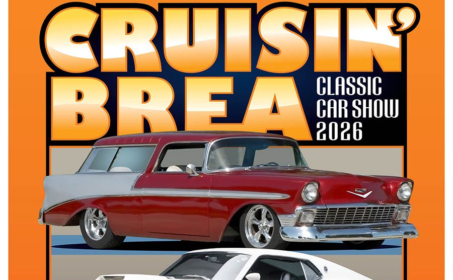 Cruisin' Brea Classic Car Show partial flyer June 2026